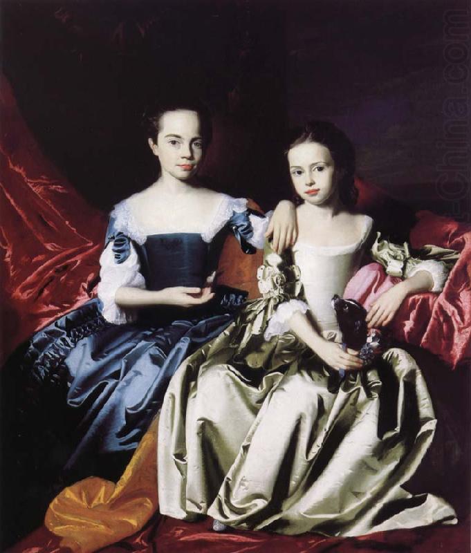 John Singleton Copley Mary and Elizabeth Royall china oil painting image